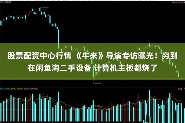 股票配资中心行情 《牛来》导演专访曝光！穷到在闲鱼淘二手设备 计算机主板都烧了